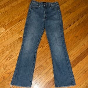 Mother Jeans in The Hustler Ankle Fray